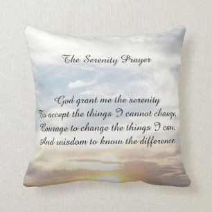 the serenity prayer pillow