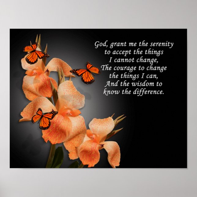 "The Serenity Prayer" Poster (Front)