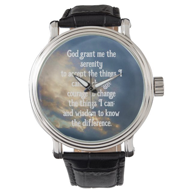 The Serenity Prayer Watch (Front)