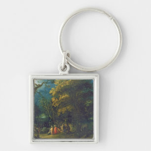 The Sermon of John the Baptist Key Ring