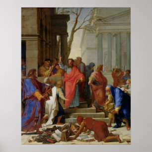 The Sermon of St. Paul at Ephesus, 1649 Poster