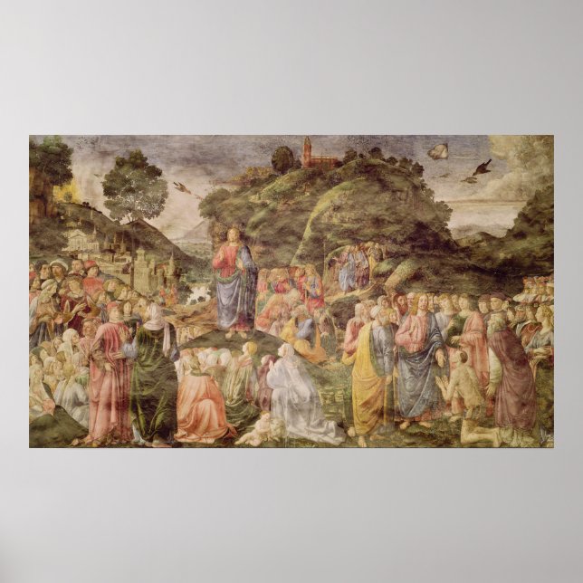 The Sermon on the Mount, from the Sistine Poster (Front)
