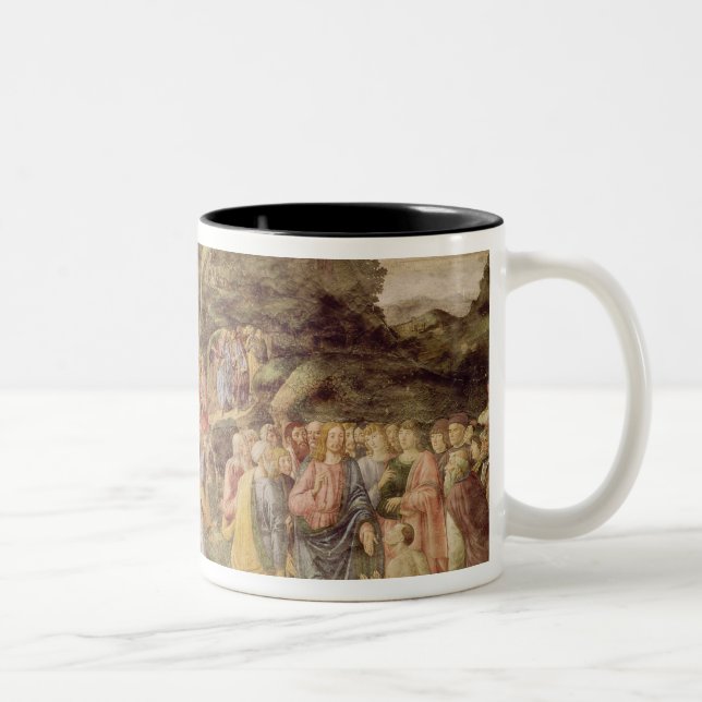 The Sermon on the Mount, from the Sistine Two-Tone Coffee Mug (Right)
