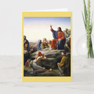 The Sermon on the Mount, Religious Card