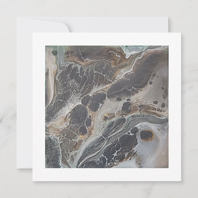 the serpent square flatcard thank you card (Front)