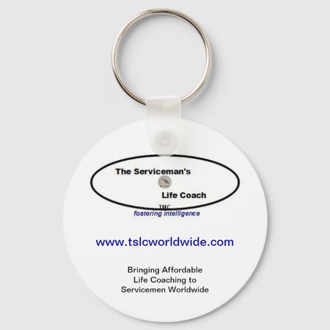 The Serviceman's Life Coach - Key Ring - Key Chain (Front)