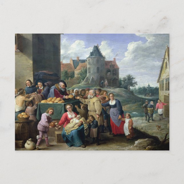 The Seven Acts of Mercy Postcard (Front)