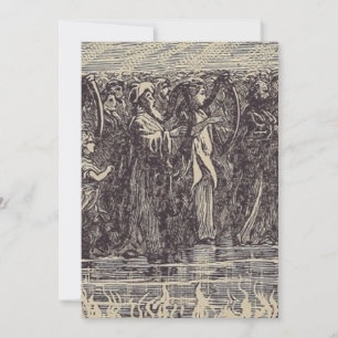 The seven angels with seven trumpets invitation