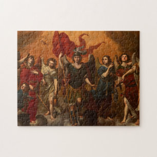 The Seven Archangels by Massimo Stanzione Jigsaw Puzzle