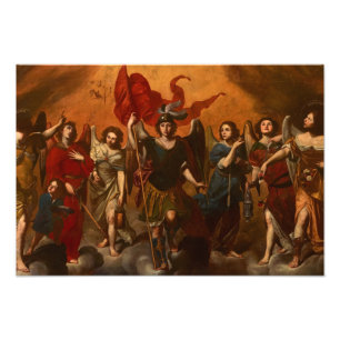 The Seven Archangels by Massimo Stanzione Photo Print