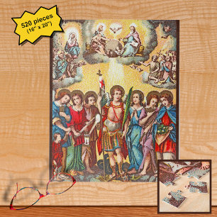 The Seven Archangels (CP 001; Chromolithograph) Jigsaw Puzzle