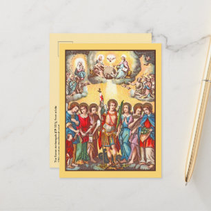 The Seven Archangels (CP 001; Chromolithograph Postcard