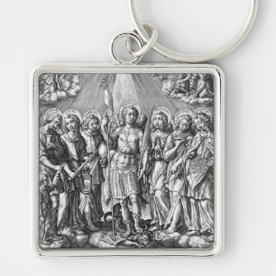 The Seven Archangels (M 034; Engraving) Key Ring