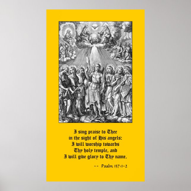 The Seven Archangels (M 034; Engraving) Poster (Front)