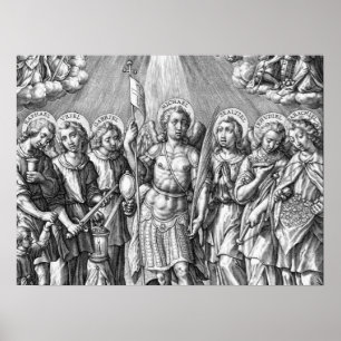 The Seven Archangels (M 034; Engraving) Poster