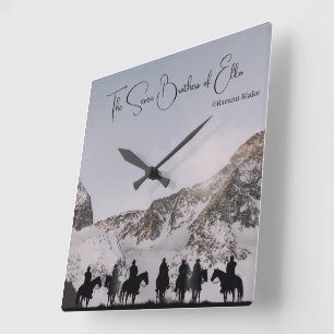 The Seven Brothers of Elko Wall Clock