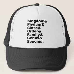 The Seven Categories of Biological Taxonomy Trucker Hat