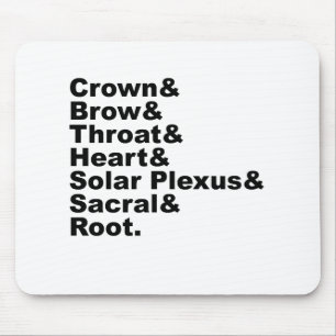 The Seven Chakras of Hinduism and Hindu Ritual Mouse Mat
