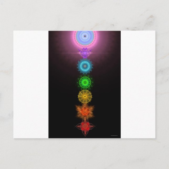 The Seven Chakras Postcard (Front)