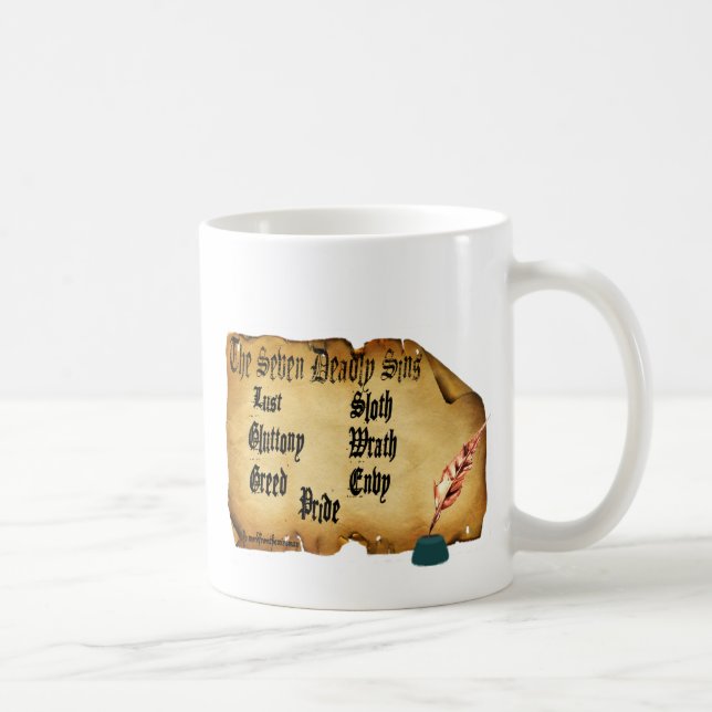 The Seven Deadly Sins Coffee Mug (Right)