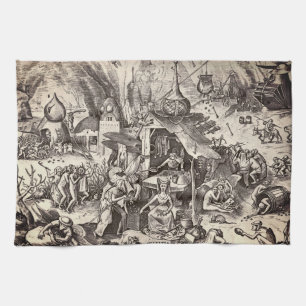 The Seven Deadly Sins - Greed Tea Towel