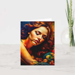 THE SEVEN DEADLY SINS - LUST A Folded Holiday Card