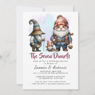 The Seven Dwarfs Invitation