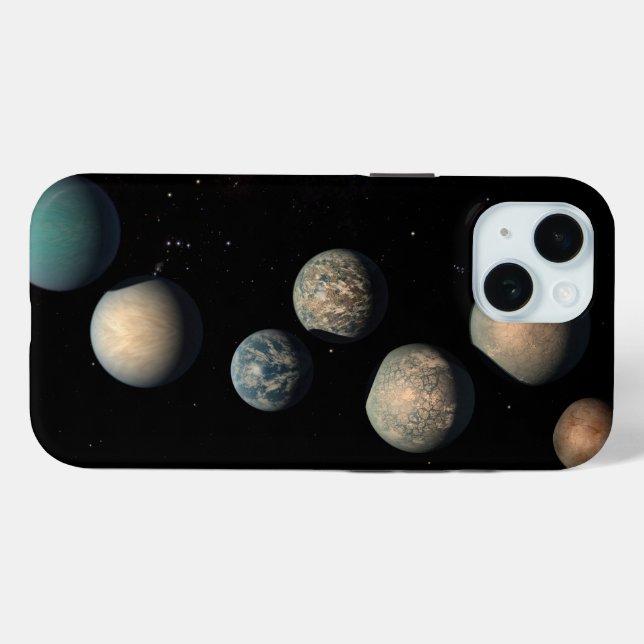 The Seven Earth-Size Planets Of Trappist-1 Case-Mate iPhone Case (Back (Horizontal))