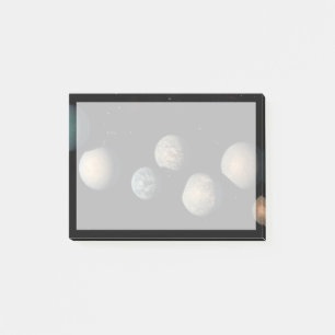 The Seven Earth-Size Planets Of Trappist-1 Post-it Notes