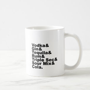 The Seven Ingredients In A Long Island Iced Tea Coffee Mug