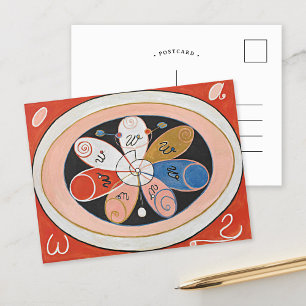 The Seven-Pointed Stars   Hilma af Klint Postcard