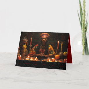 The Seven Principles Of African Heritage Thank You Card