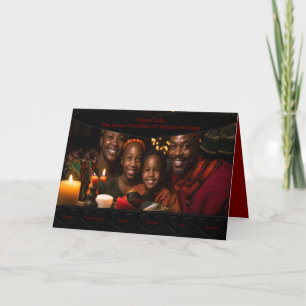 The Seven Principles Of African Heritage Thank You Card