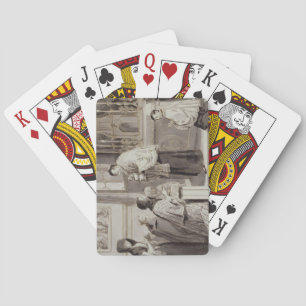 The Seven Sacraments: Communion, 1779 (pen, brown Playing Cards