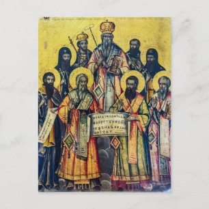 The Seven Saint, St. John Vladimir, St. Erasmus Postcard