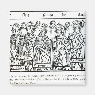 The Seven Saints of Brittany Magnet