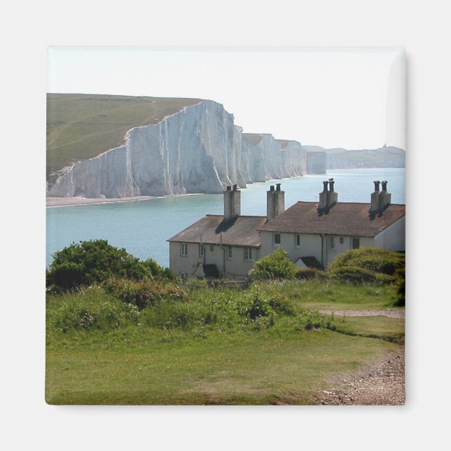 The Seven Sisters, Cuckmere Haven, Sussex Magnet (Front)