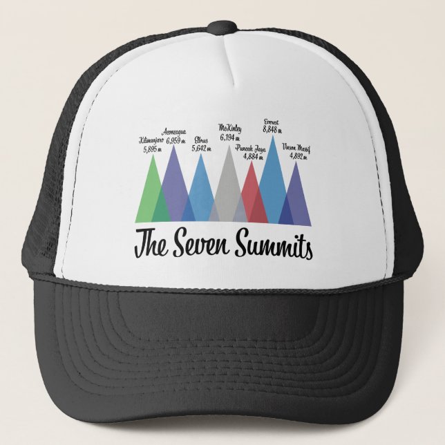 The Seven Summits Trucker Hat (Front)