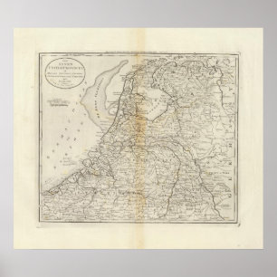 The Seven United Provinces of Holland Poster