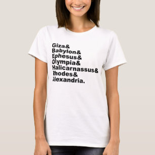 The Seven Wonders Of The Ancient World T-Shirt