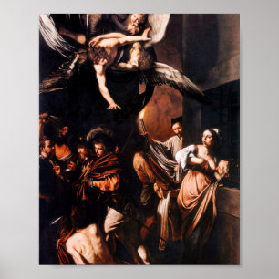 The Seven Works Of Mercy By Caravaggio Poster