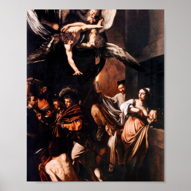 The Seven Works Of Mercy By Caravaggio Poster (Front)