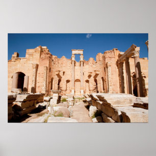 The Severan Basilica, Leptis Magna, Al Khums 2 Poster