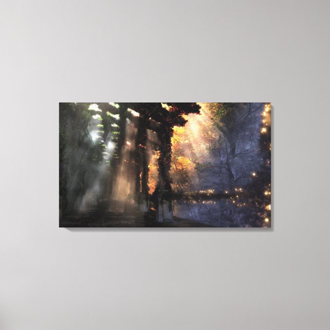 The Shaded Path (Seasons) Canvas Print (Front)