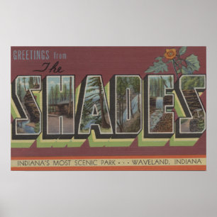 The Shades - Large Letter Scenes Poster