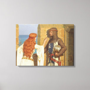 The Shadow, c. 1909 by Edmund Leighton Canvas Print