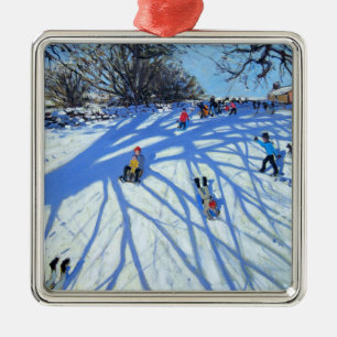 The shadow Derbyshire Metal Tree Decoration