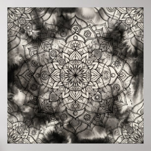 The Shadow Mandala of Inner Stillness Wall Art