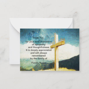 The Shadow Of Angel Thank You Card