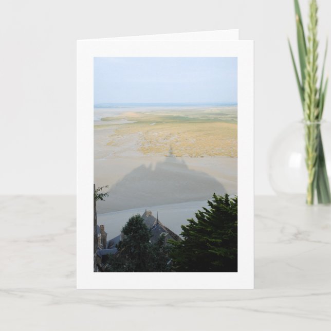 THE SHADOW OF MONT ST MICHEL Card (Front)